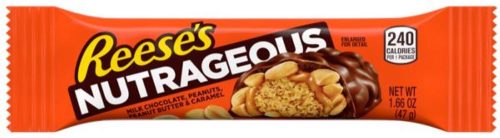 Reese's Nutrageous Bar Mogyoróvajjal töltött tejcsokoládés szelet 47g