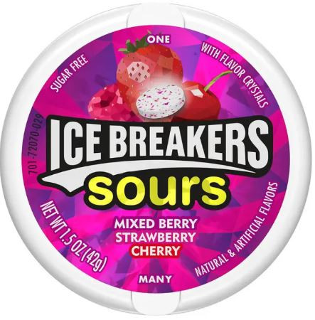 IceBreakers Mixed Berry Sugar Free cukorka 42g