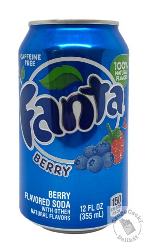 Fanta Berry ízesítésű szénsavas amerikai üdítő 355ml