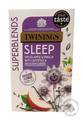Twinings Sleep Fűszeres alma tea kamillával és golgotavirággal 20 filter, 30g