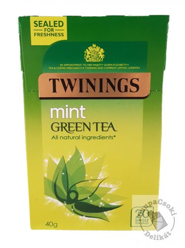 Twinings Mint Zöld tea mentával 20 filter, 40g