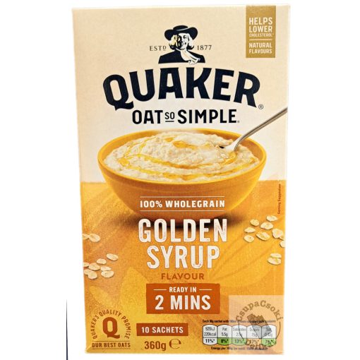Quaker Oat So Simple Golden Syrup Zabkása 10 tasak 360g