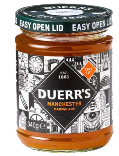 Duerr's Manchester Fine Cut Marmalade Narancslekvár 340g
