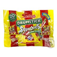   Swizzels Drumstick Squashies Funs Gumicukor málna-tejszín ízesítéssel 280g