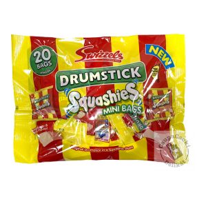   Swizzels Drumstick Squashies Funs Gumicukor málna-tejszín ízesítéssel 280g
