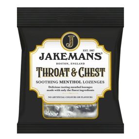 Jakemans Throat&Chest Mentolos cukorka 73g