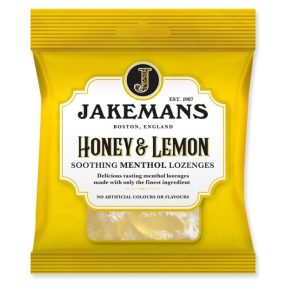 Jakemans Honey&Lemon Mézes-citromos mentolos cukorka 73g
