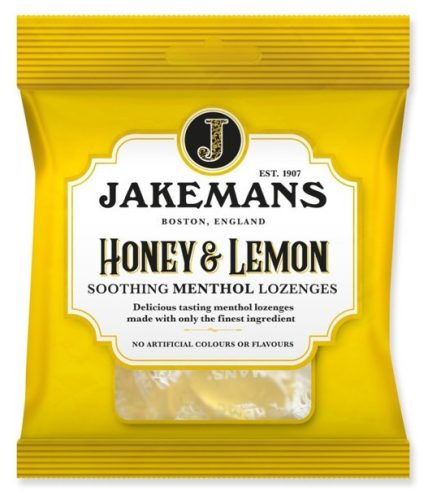 Jakemans Honey&Lemon Mézes-citromos mentolos cukorka 73g