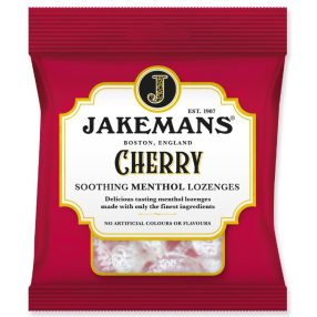 Jakemans Cherry Cseresznyés mentolos cukorka 73g