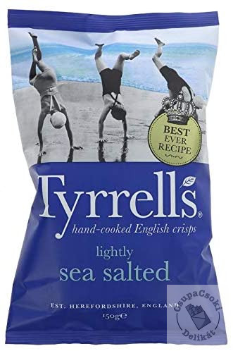 Tyrrell's Burgonyachips, enyhén sózott 150g
