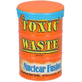 Toxic Waste Hazardously Sour Candy Hordó narancssárga 42g