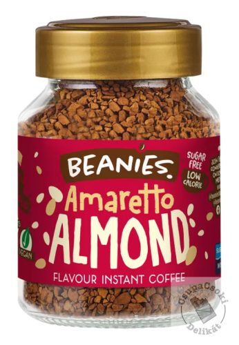 Beanies Amaretto Almond Mandulás ízesítésű azonnal oldódó kávé 50g