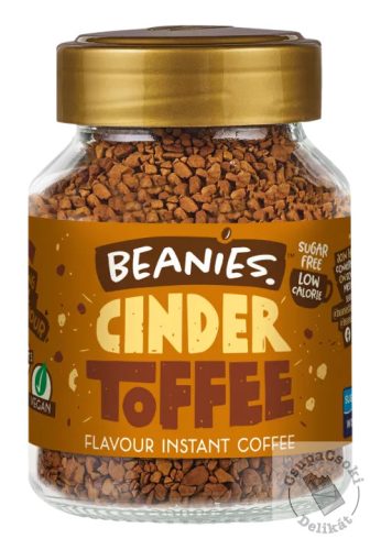 Beanies Cinder Toffee Karamell ízesítésű  azonnal oldódó kávé 50g