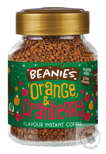 Beanies Orange&Cranberry ízesített instant kávé 50g
