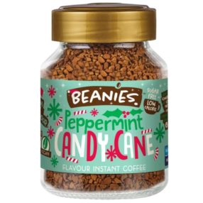   Beanies Peppermint Candy Cane ízesítésű azonnal oldódó kávé 50g