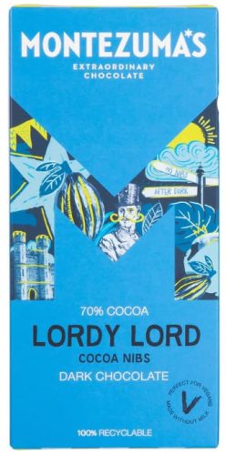 Montezuma's Lordy Lord Vegan Étcsokoládé 90g