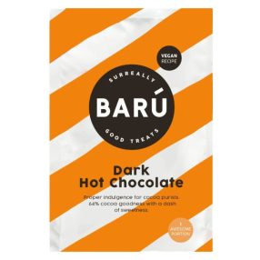 Barú Dark Hot Chocolate Powder tasakos, 1 adag, 20g