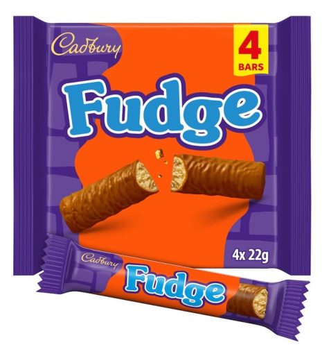 Cadbury Fudge Vajkaramellás tejcsokoládés szelet 4db-os 4x22g