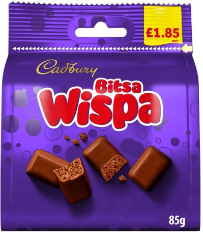 Cadbury Bitsa Wispa Tejcsokoládé 85g