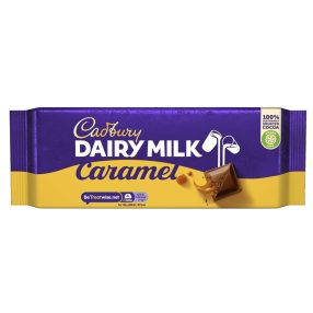   Cadbury Caramel Tejcsokoládé lágy karamell töltelékkel 180g / Minőségét megőrzi: 2026.10.05