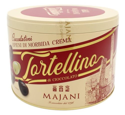 Majani Tortellini Csokoládé válogatás fémdobozban 350g