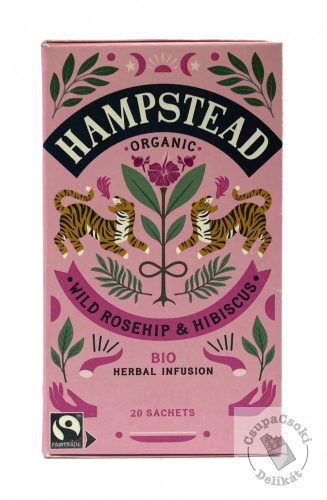 Hampstead Rosehip&Hibiscus gyümölcstea 20 filter, 30g
