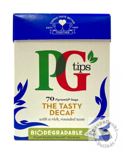 PG Tips Decaf koffeinmentes Fekete tea, 70 filter, 203g