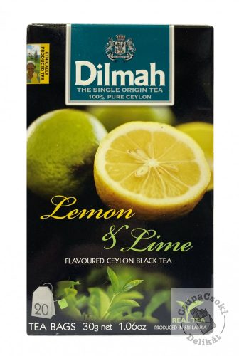 Dilmah Citrom-Lime fekete tea 20x1,5g